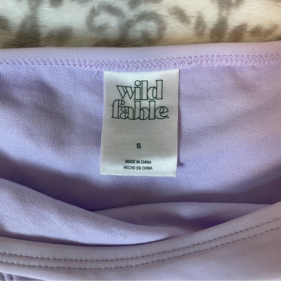Wild Fable Lilac Cheeky High Waist Bikini Bottom - Small - Picture 3 of 3